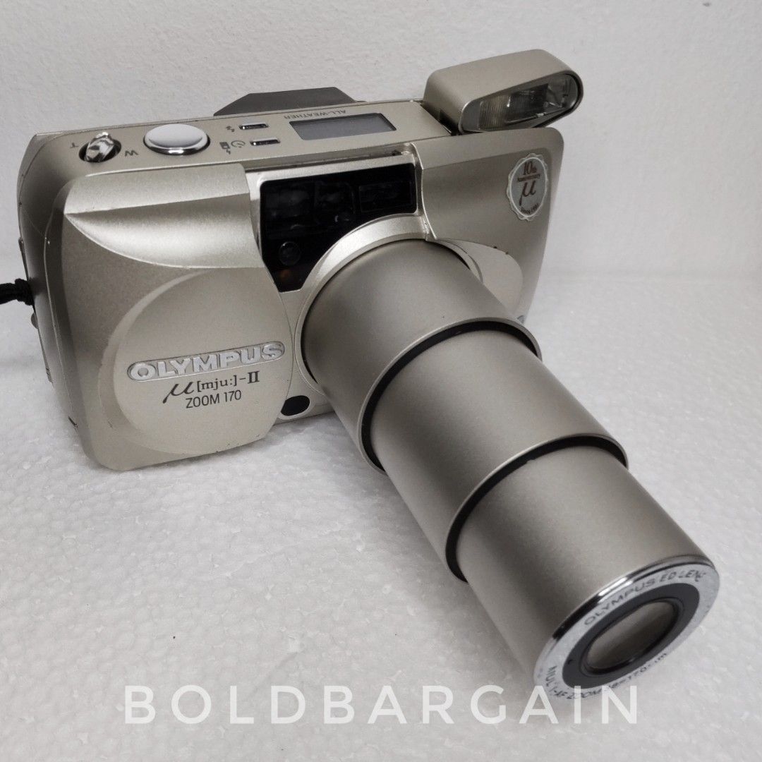 📷 OLYMPUS µ mju II Super Zoom 170 Film Camera 38mm 170mm for