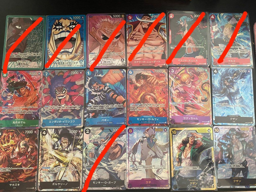 One Piece OP02 OP02 OP2 Paramount War Leader Ldr AA Alt Art Alternate