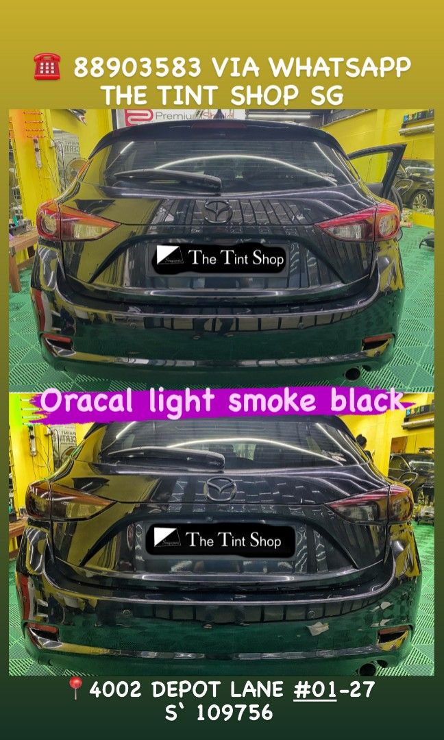 Oracal headlight tint / tail light tint, Car Accessories, Electronics