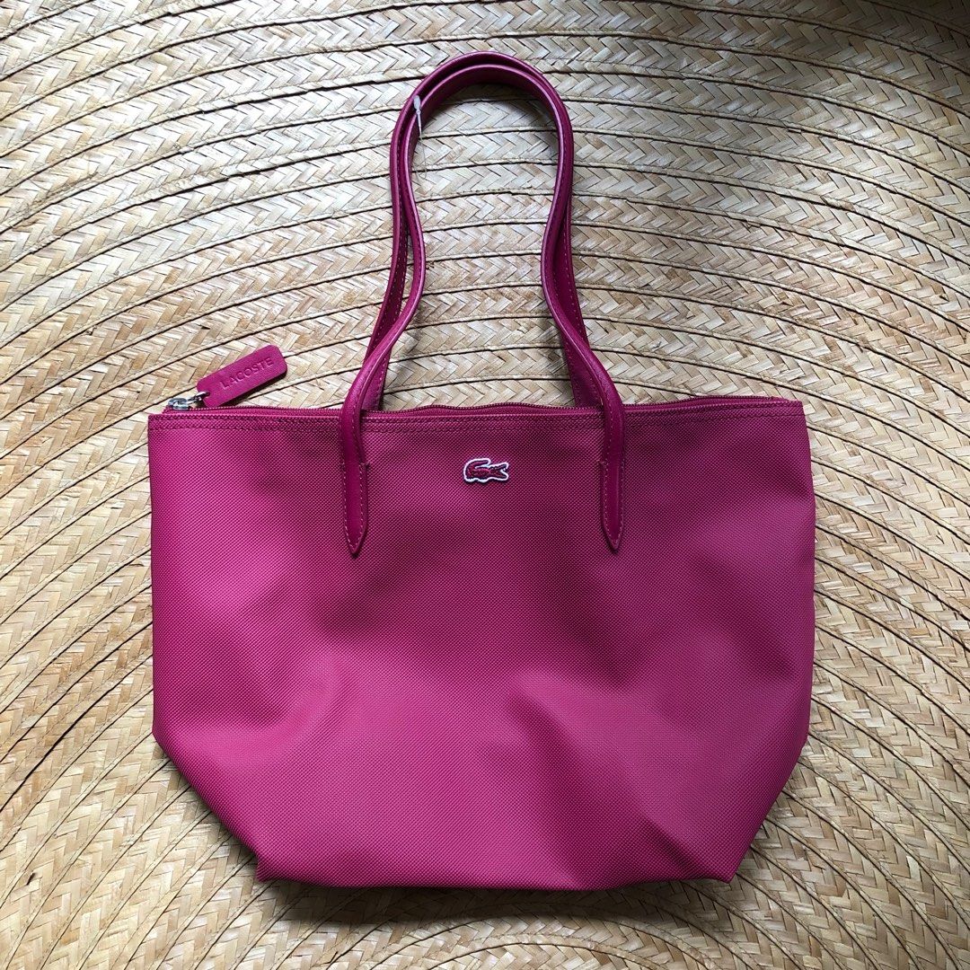 Lacoste Reversible tote bag, Luxury, Bags & Wallets on Carousell