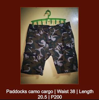 Paddocks camo cargo shorts