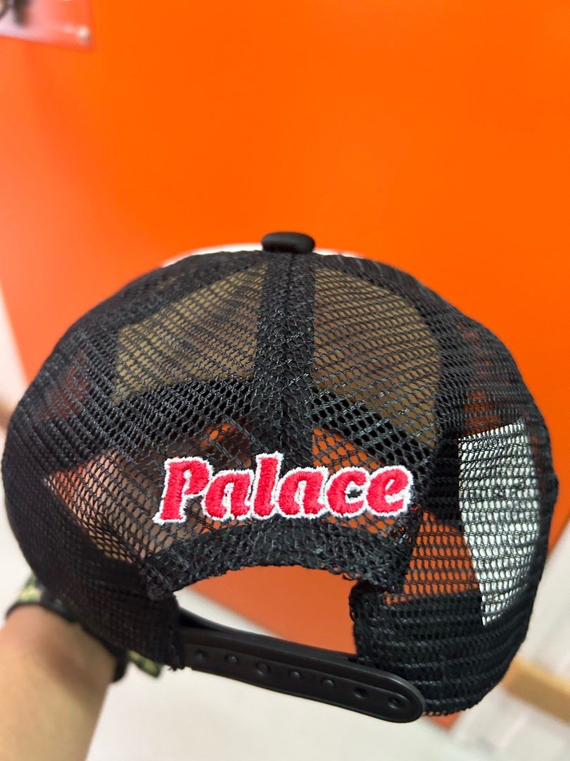 Palace Strawberry Trucker Hat, Men's Fashion, Watches 