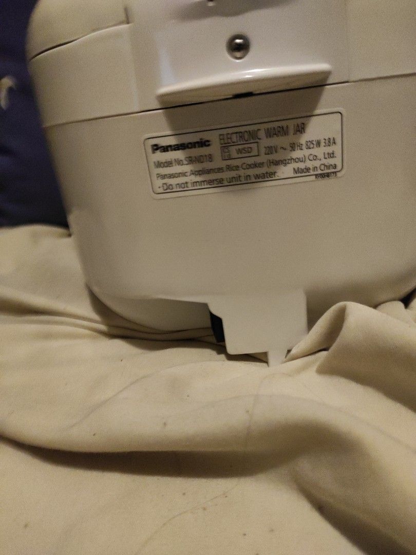 Panasonic fuzzy logic rice cooker電飯煲九種不同煮食功能,可以以物易物, 家庭電器, 廚房電器, 鍋具