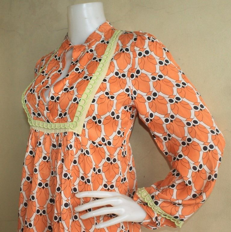 Owl print hot sale tunic dress
