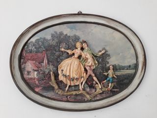 Made in Italy Vintage 3D framed European scenes