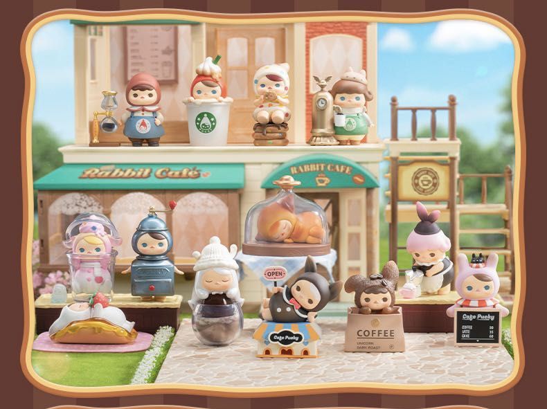 POP MART Pucky Rabbit Cafe Series, Hobbies & Toys, Toys & Games on