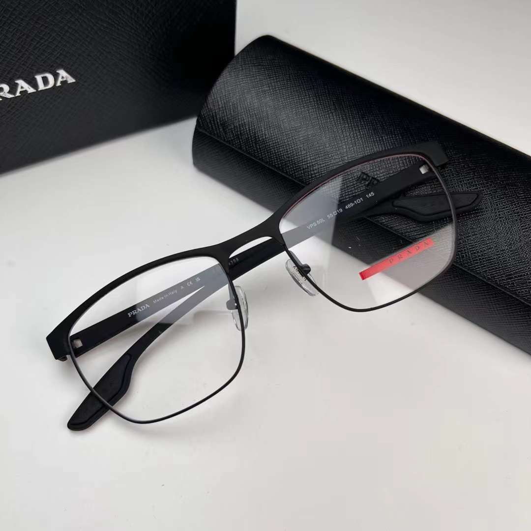 prada titanium glasses