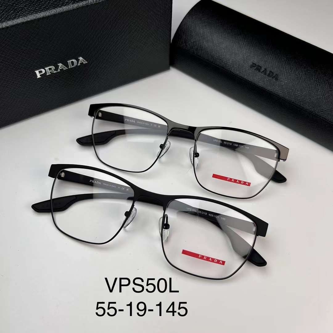 Prada sales titanium glasses