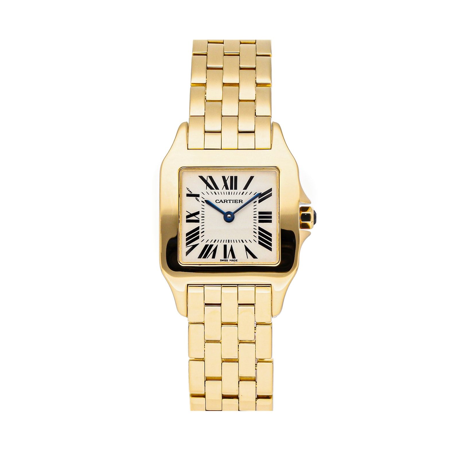 Pre Owned Cartier Santos Demoiselle W25062X9 Luxury Watches on