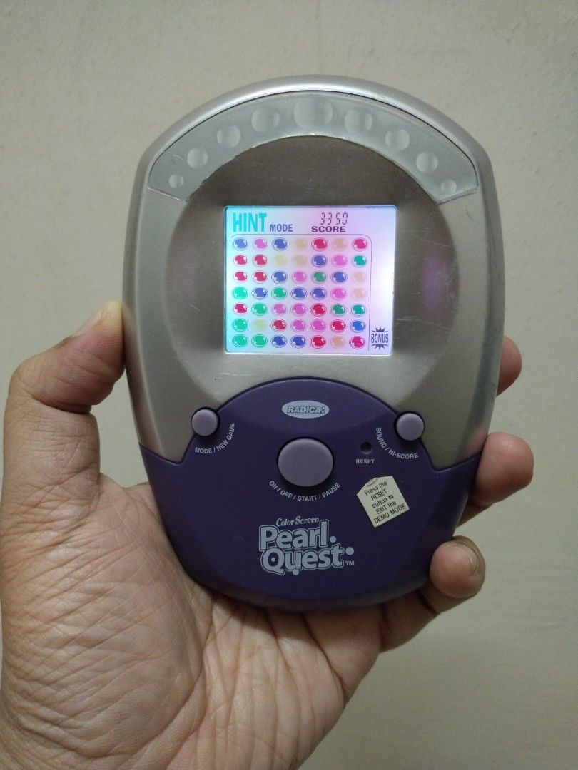 Radica Color Screen Pearl Quest LCD Electronic Handheld Game