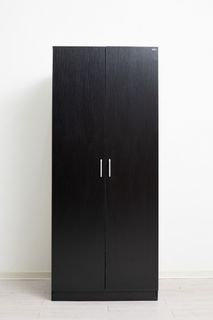 REDFERN 2-DOOR PANTRY (BLACK) HIGH-QUALITY PRODUCT