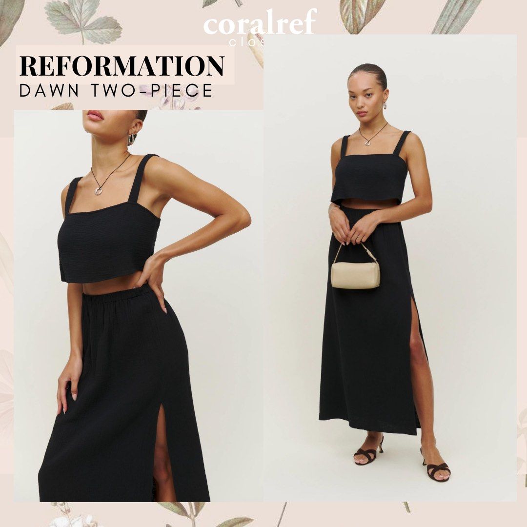 Reformation dawn dress top