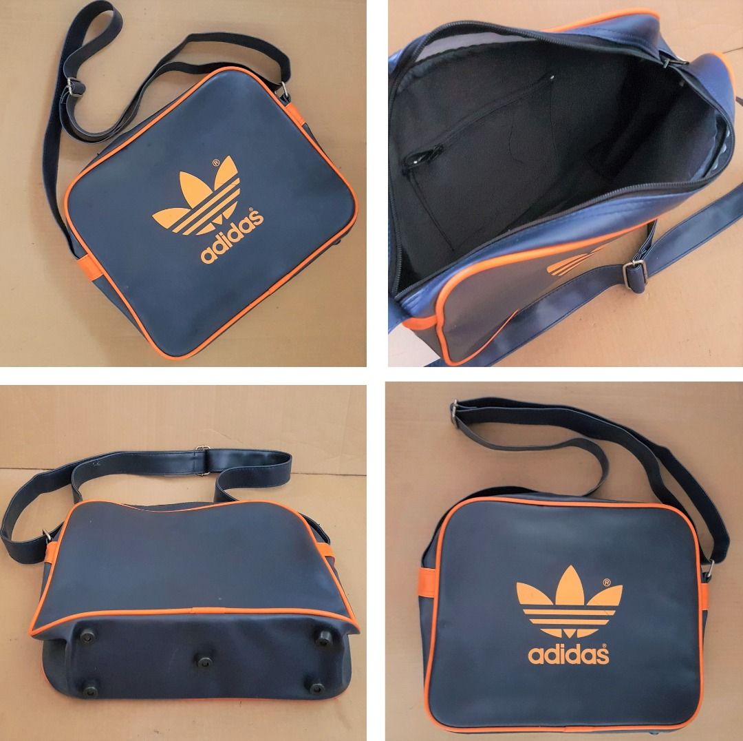 Retro Adidas Bag, Vintage Stylish Carrier, Cool Designer Sling Bag  