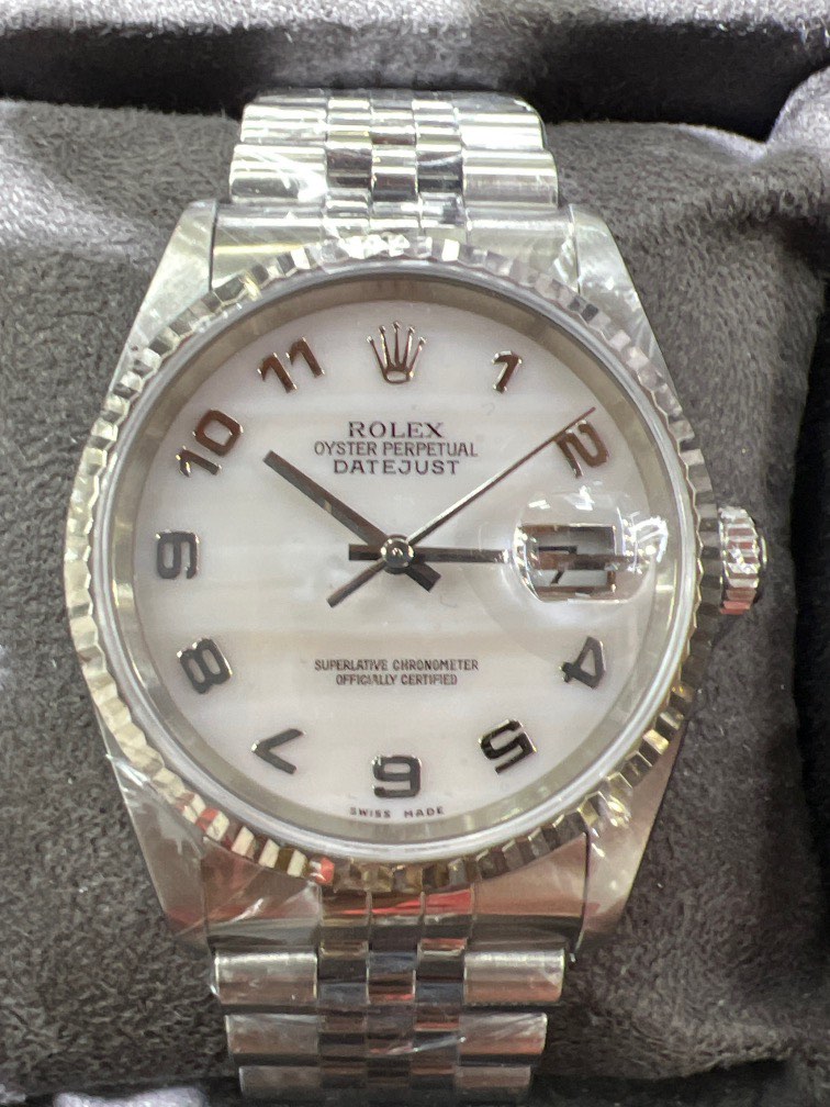 Rolex Datejust 16234 marble dial