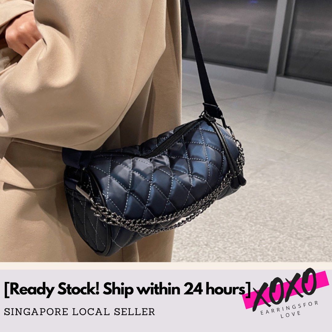 Cylinder discount crossbody bag