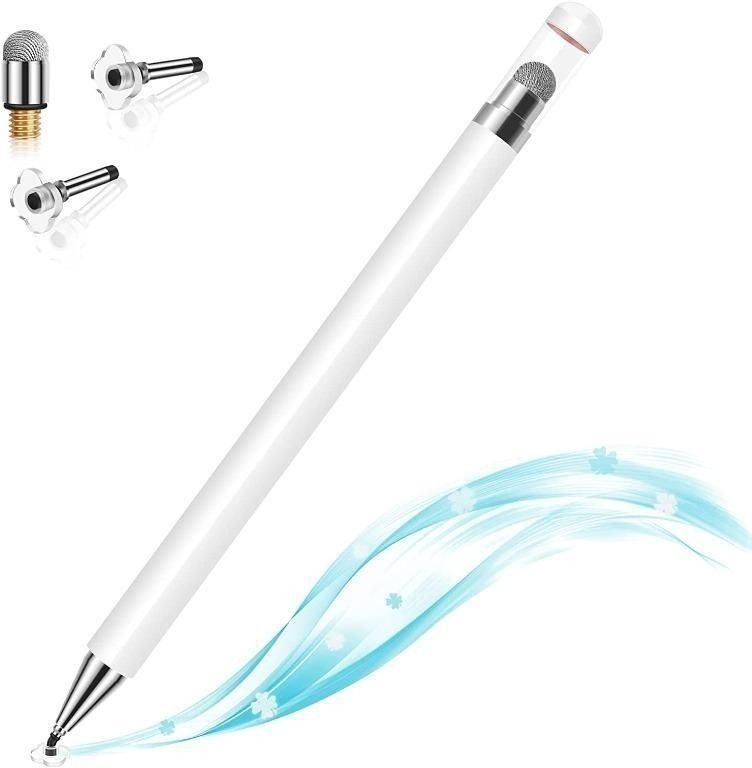 Mixoo Stylus Pen for Touch Screens, Disc & Fiber Tip 2 in 1 High  Sensitivity Universal iPad Pencil Stylus for iPhone/iPad