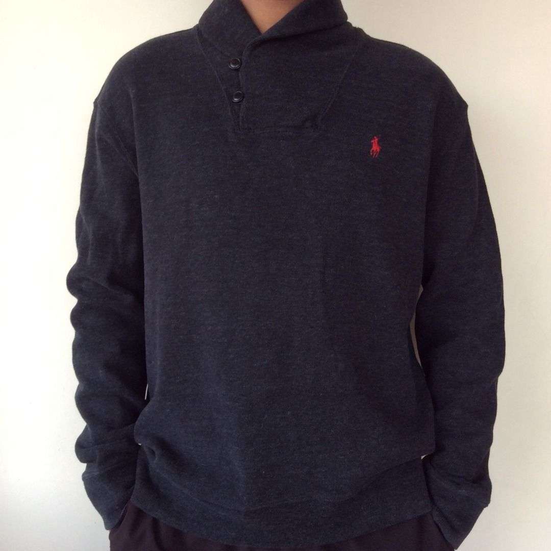 Polo ralph lauren mens french rib shawl neck sweater new arrivals