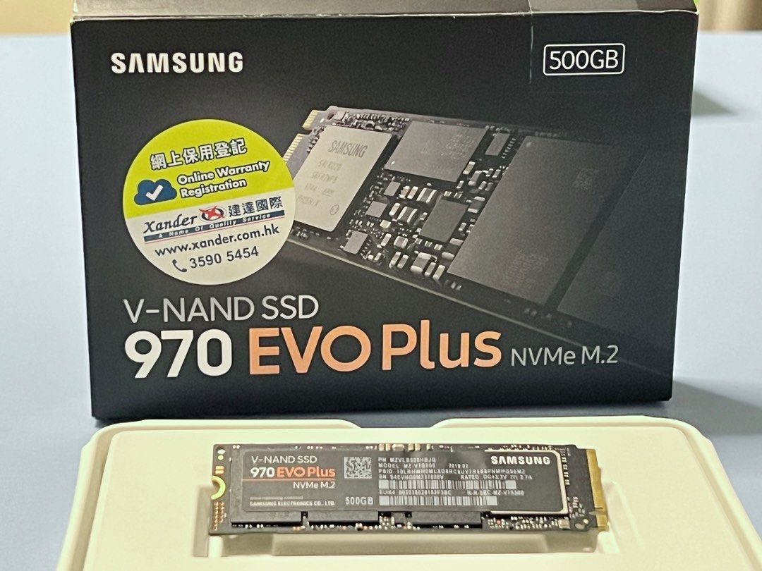 SAMSUNG 三星970 EVO Plus 500GB NVMe M.2 2280 PCIe 固態硬碟, Samsung 三星
