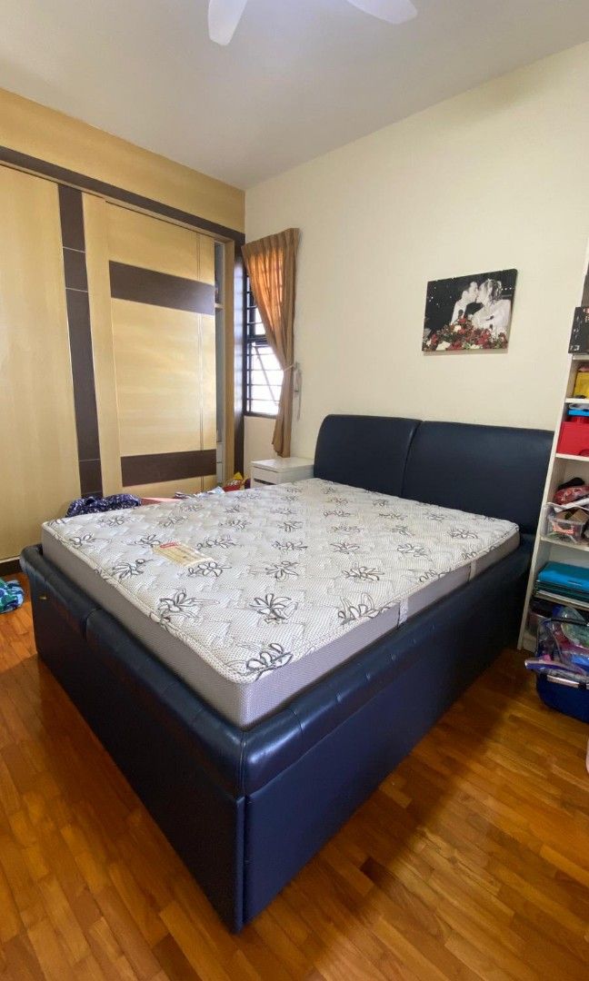 Seahorse Queen Size Storage bed and mattress, Furniture & Home Living