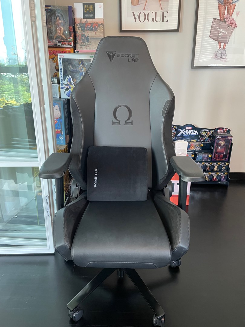 Secret Lab Omega chair black, Furniture & Home Living, Furniture