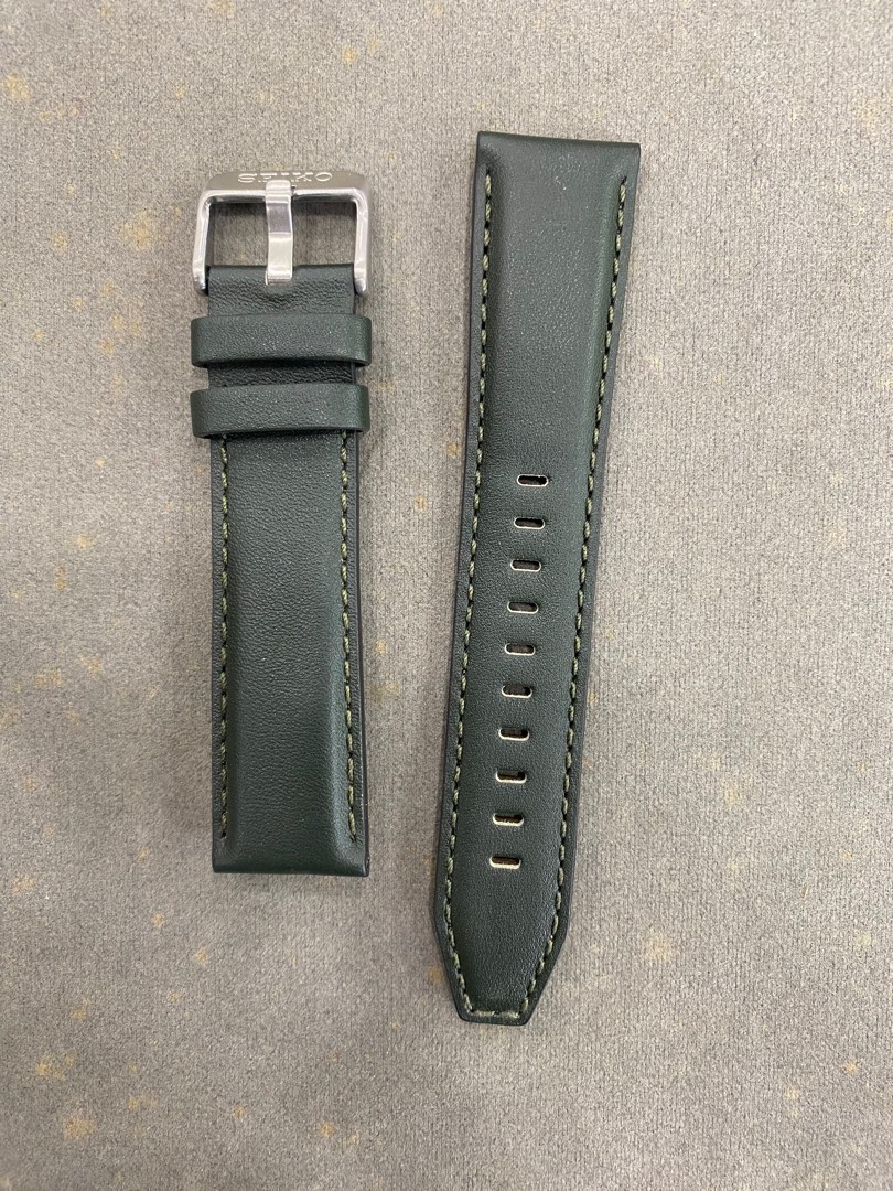 Seiko 22mm Leather Watch Strap Original, Men's Fashion, Watches &  Accessories, Watches on Carousell
