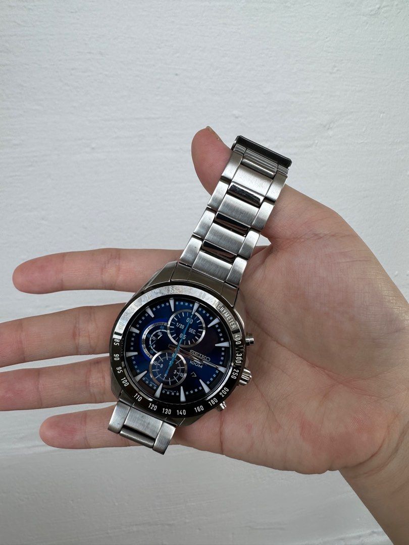 Seiko 100m Chronograph Watch, Men's Fashion, Watches & Accessories, Watches  on Carousell