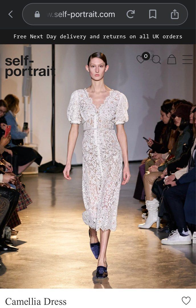Self portrait shop camellias dress