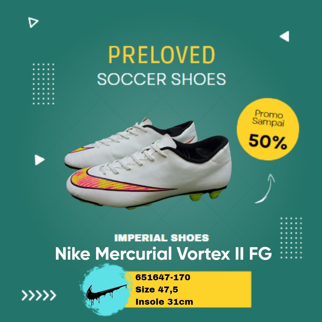 sepatu nike mercurial vortex