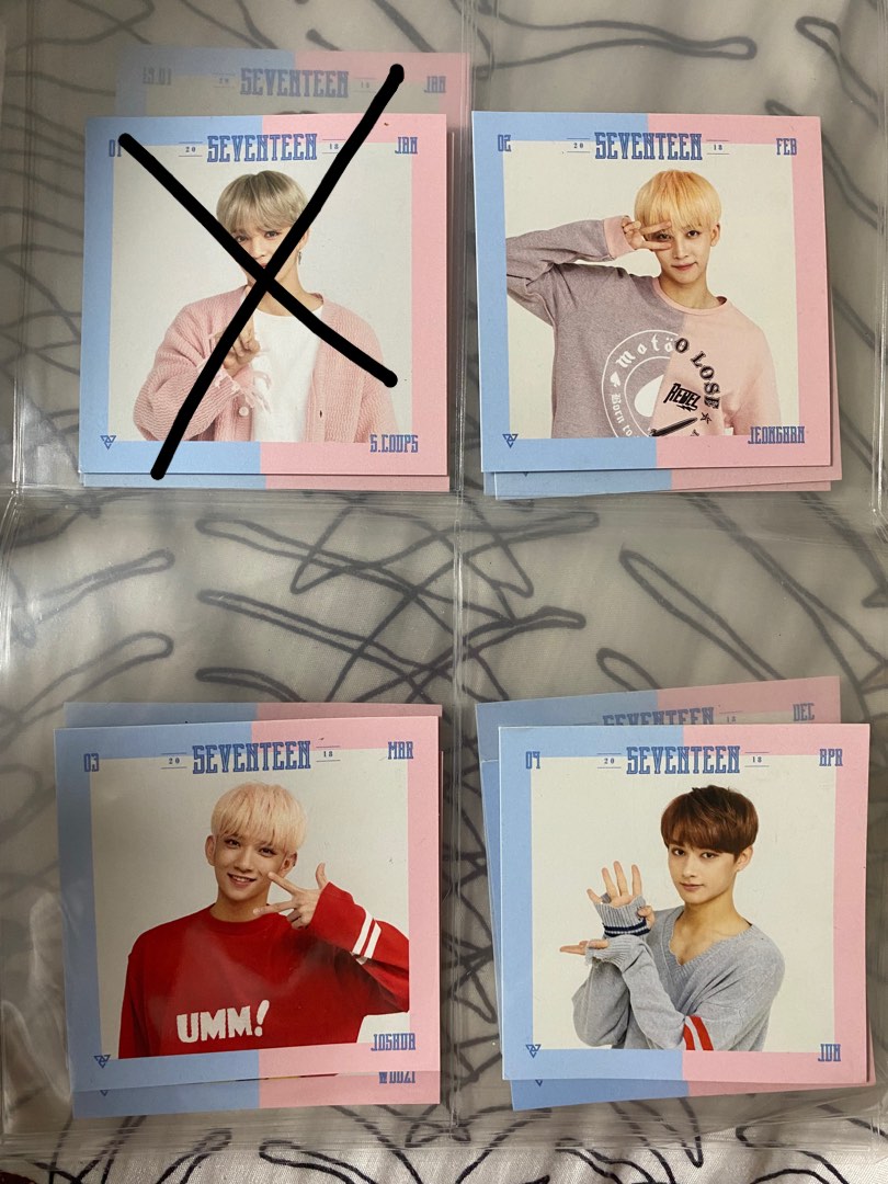 Seventeen seasons greeting photocards, Hobbies & Toys, Memorabilia