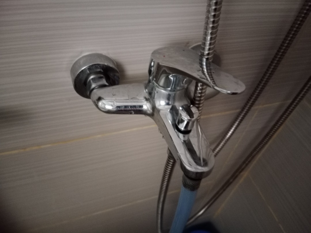 Stainless Steel Shower Faucet (Hot & Cold), Everything Else on Carousell