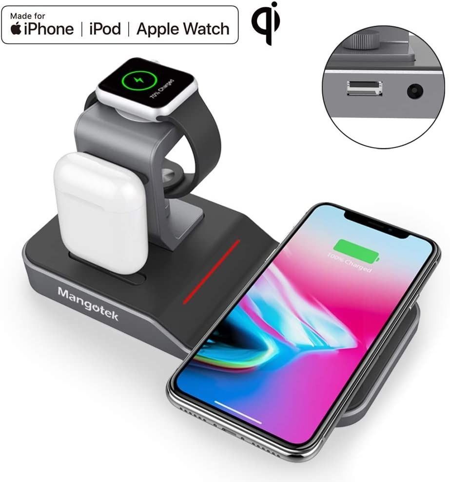 SPECIAL SALE 4 in 1 Phone Charging Station Mangotek Apple Watch
