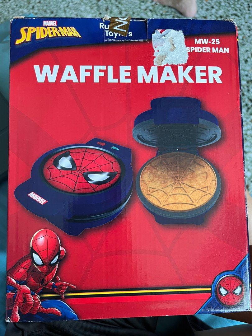 Spiderman Waffle Maker, Furniture & Home Living, Kitchenware