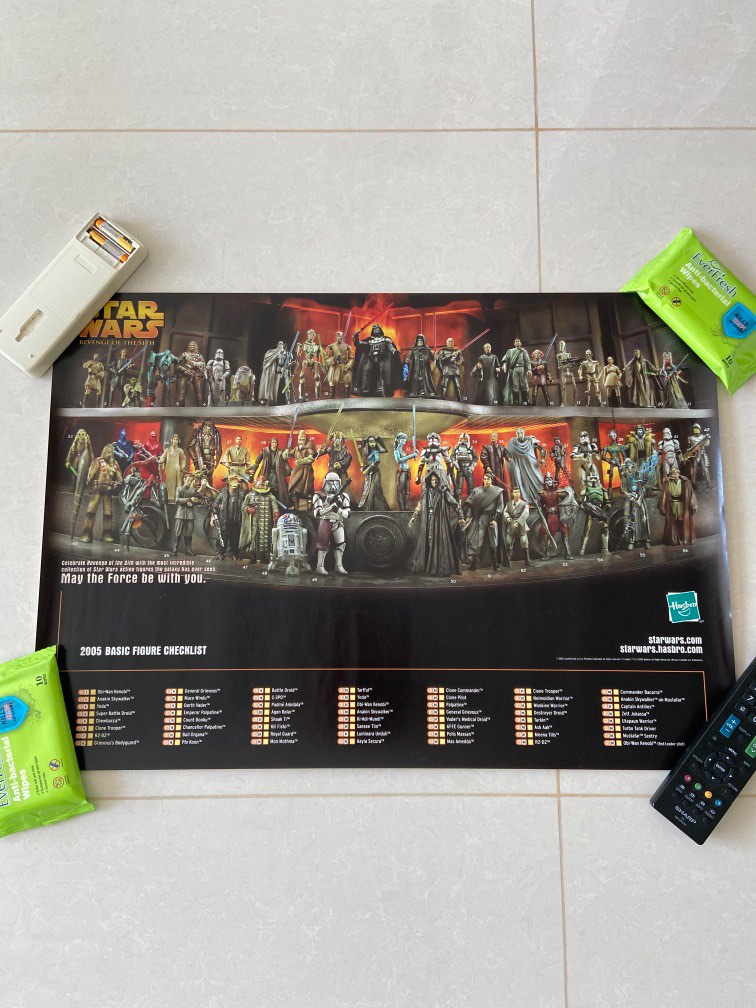 Star Wars Rts 2005 basic figures checklists., Hobbies & Toys, Toys