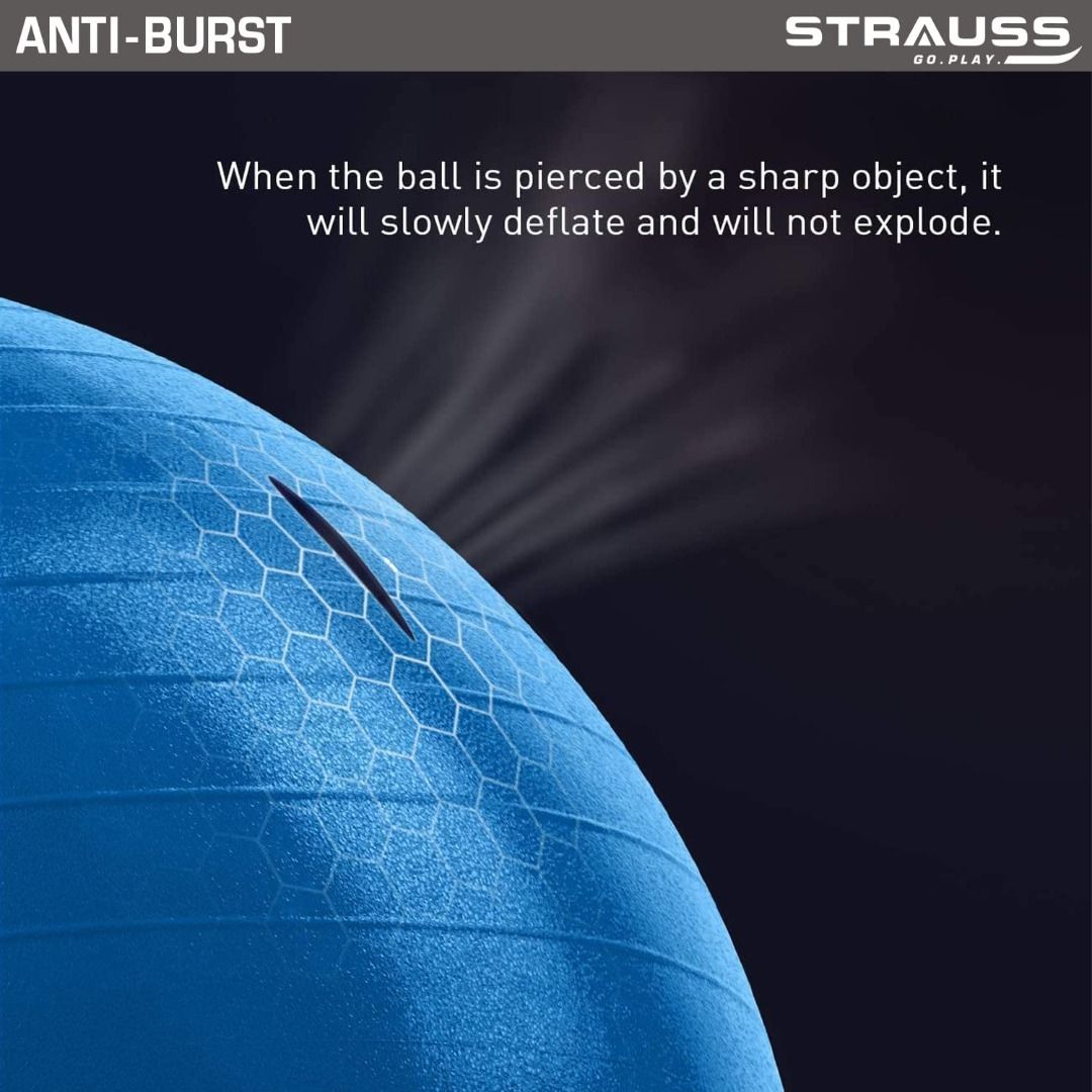 Strauss anti burst gym discount ball