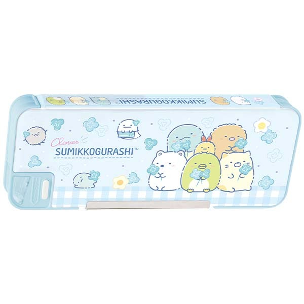 Sumikko Gurashi Doublesided pencil case Soft pen case Blue PT09801