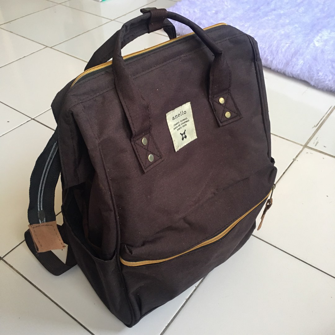 tas ransel hitam anello look alike tas kuliah kerja tas laptop tas