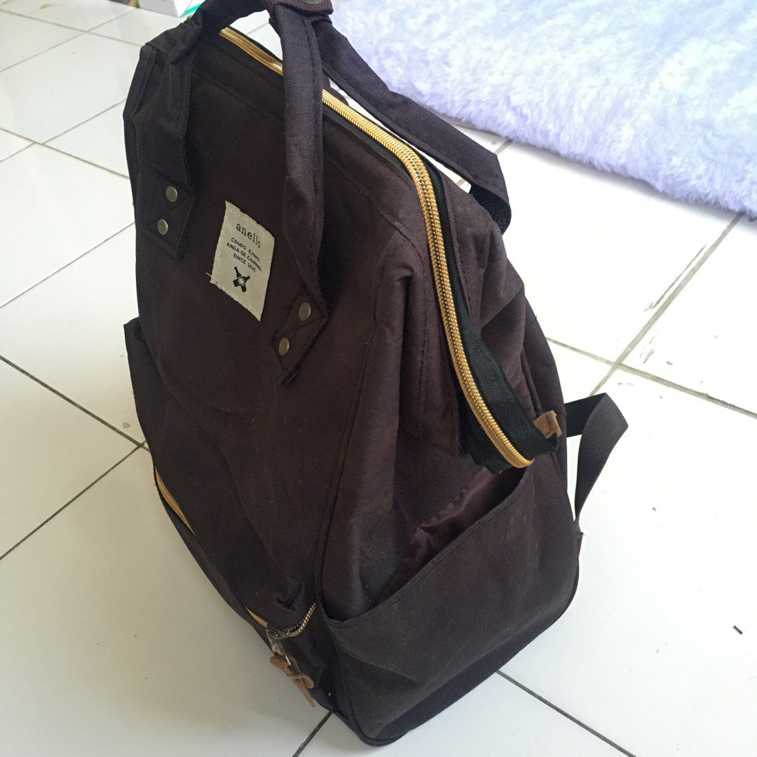tas ransel hitam anello look alike tas kuliah kerja tas laptop tas