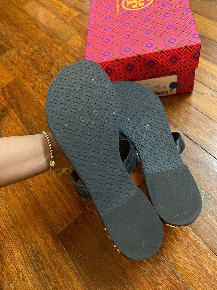 Tory burch miller discount printed patent leather