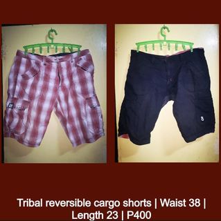 Tribal reversible cargo shorts