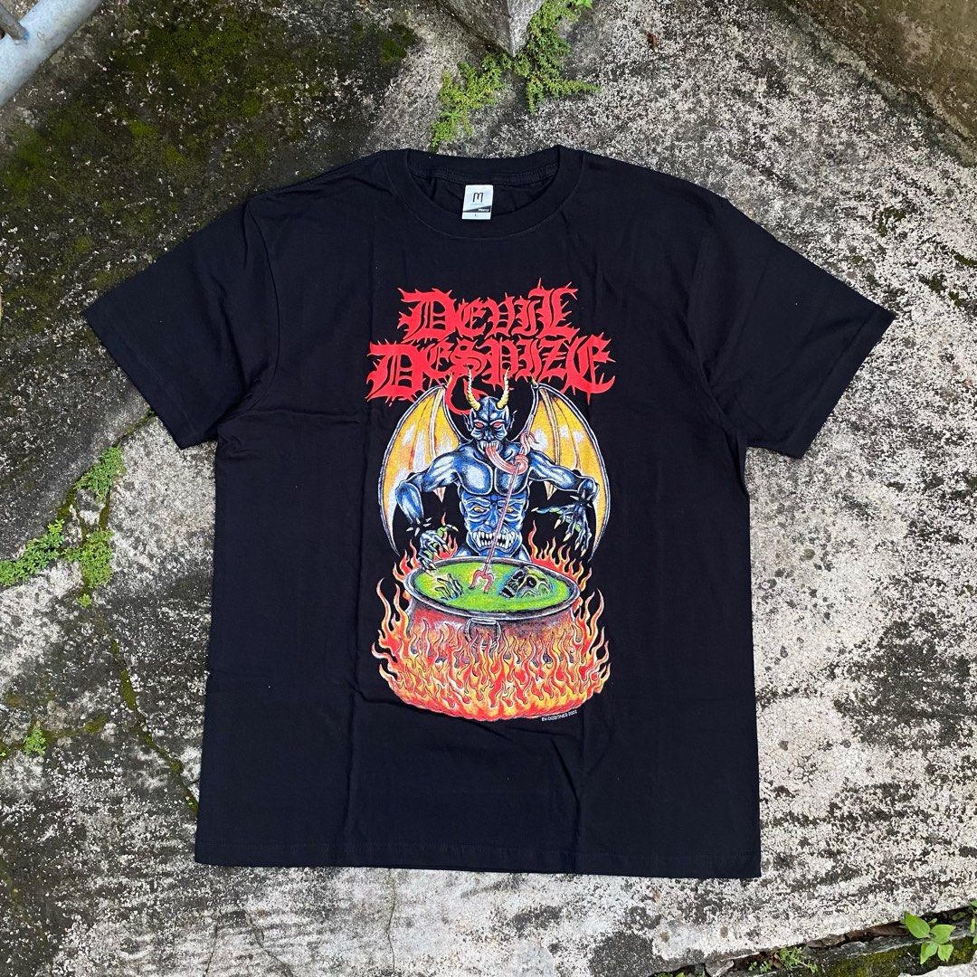 Tshirt Devil Despize second branded thrift vintage rock metal hardcore ...