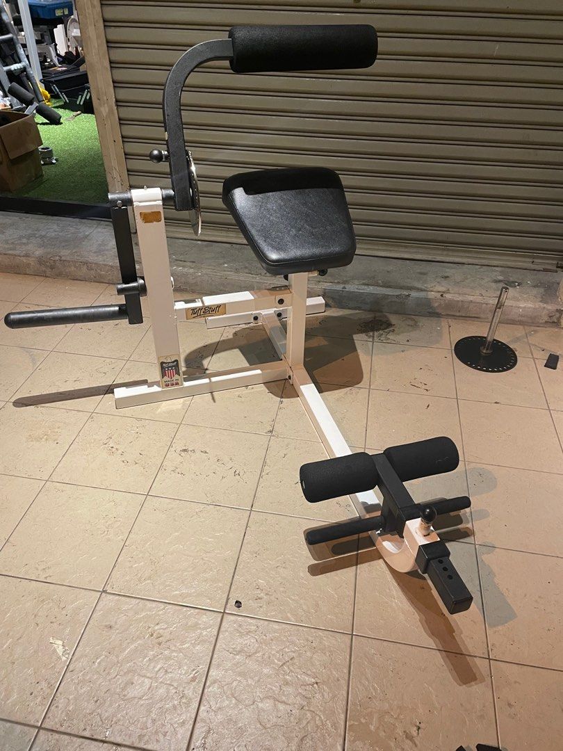 Tuff stuff tuffstuff made in USA plate loade abdominal ab lower back extension machine gym
