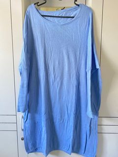 Tunik wanita biru muda