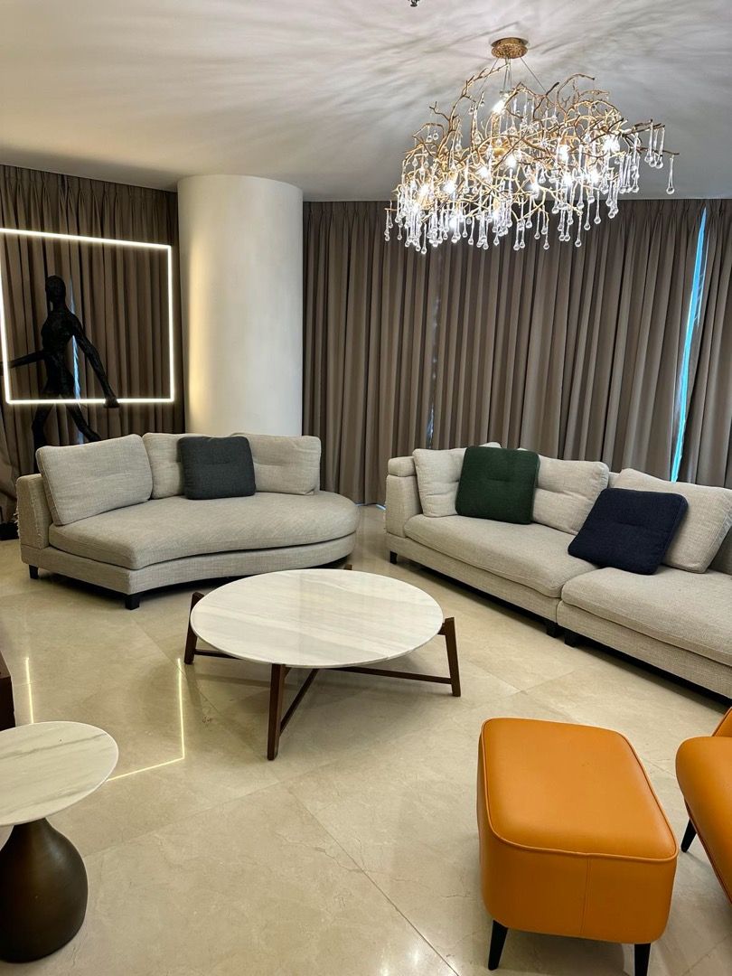 Two Roxas Triangle 3BR Furnished for Rent (Category: Apartments & Condos) located in Taguig. Submitted by annagarcia.ph (Listing ID 1221170932, Image 2). Description: For Rent Two Roxas Triangle By Ayala Land Premier Makati City panoramic view Of Bel Air 3 bedrooms 303 sqms Gourmet/ dirty kitchen 3parking slots 38th floor Fully furnished Highly coveted P400,000 rent I'm direct to owner.