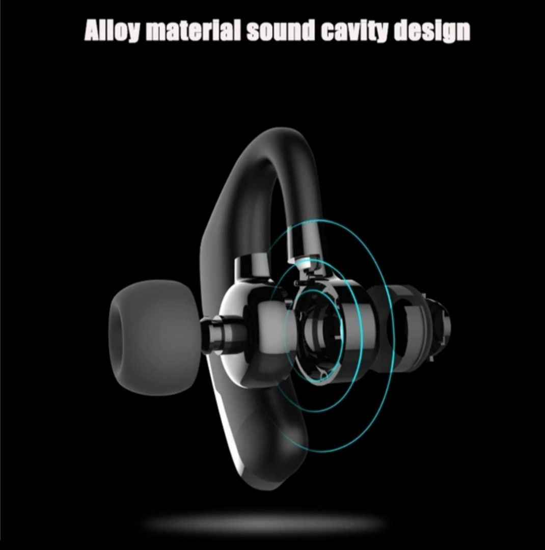 TWS V11 Wireless Bluetooth Headset Active Noise Earbud Voice Control Handsfree call earphone Ear hook earphone