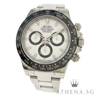 UNWORN!! ROLEX OYSTER PERPETUAL COSMOGRAPH DAYTONA CERAMIC “WHITE PANDA DIAL” WITH BOX & CERT DATED 03/2022 (UNDER AGENT WARRANTY) [PARTIAL STICKER INTACT] 116500LN JGWRL_2681