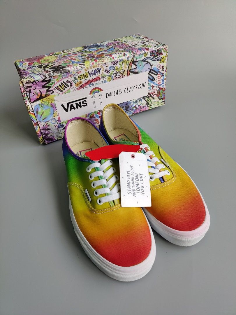 Vans dallas new arrivals clayton rainbow