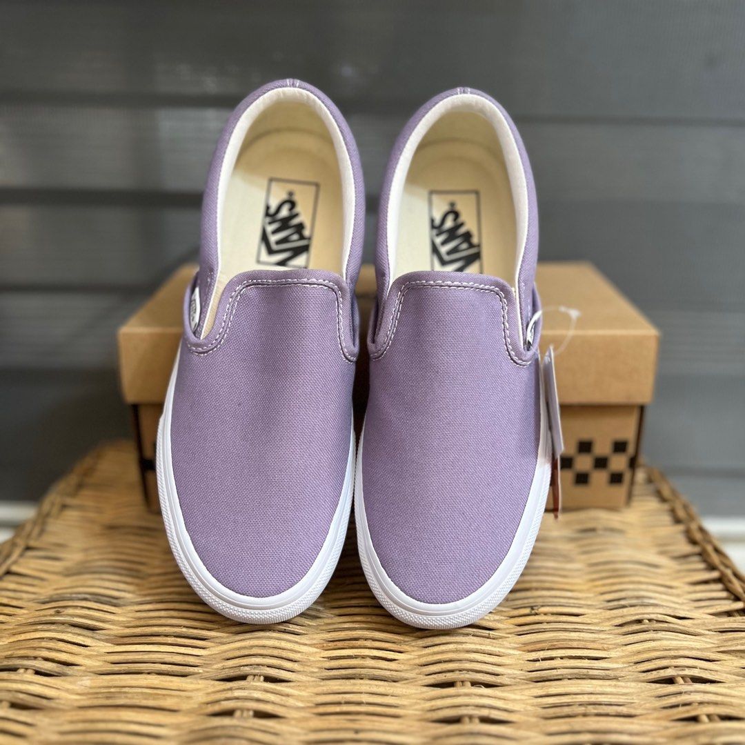 Vans Bloom Slip On Wisteria Women s Fashion Footwear Sneakers