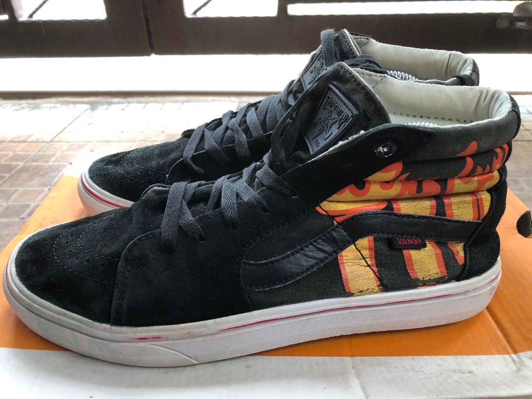 Vans SK8 Skate High Pro x Thrasher Men s Fashion Footwear