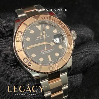 Watch Protective Film - Rolex Yacht Master II 40 Rose Gold - 𝐋𝐄𝐆𝐀𝐂𝐘™ Diamond Shield - Rolex 126621 - Watch Protective Sticker - Watch Protection