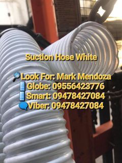 Water suction Hose White
